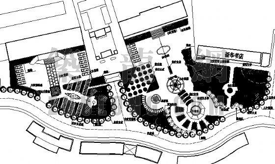 曲线方案设计资料下载-某广场方案设计