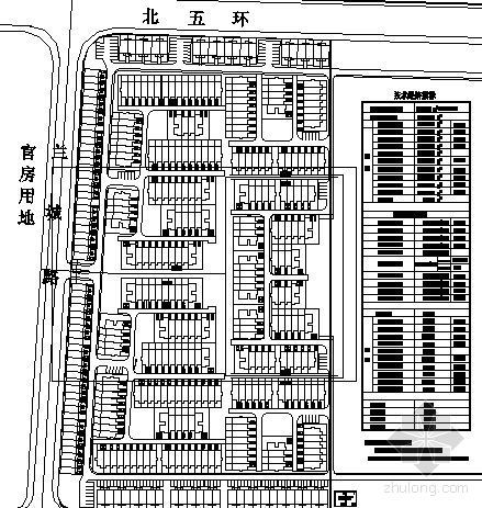 小区效果平面图资料下载-[北城春天]某住宅小区平面图