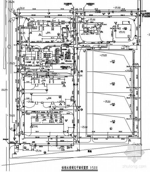 城市污水处理厂CAD图纸资料下载-某城市污水处理厂成套图纸