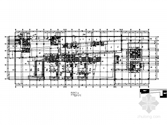 [广东]二十二层现代风格酒店建筑施工图（知名设计院）-二十二层现代风格酒店建筑平面图