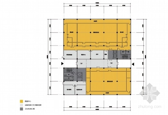 [重庆]超高层L型布局板楼服务中心建筑设计方案文本-超高层L型布局高层板楼服务中心各层平面图 