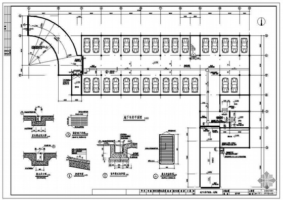 天正电气图资料下载-某地下一层车库建筑结构电气施工图