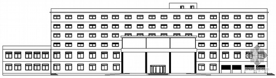 别墅施工图毕业设计资料下载-某旅馆建筑设计施工图（毕业设计）