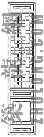 中式隔扇门模型资料下载-中式隔扇门013