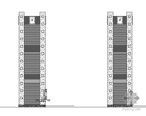 钟楼建筑图资料下载-钟楼设计图