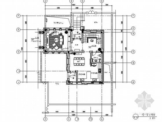 伊斯兰风格模型下载资料下载-[杭州]伊斯兰风格三层别墅室内装修施工图（含实景）