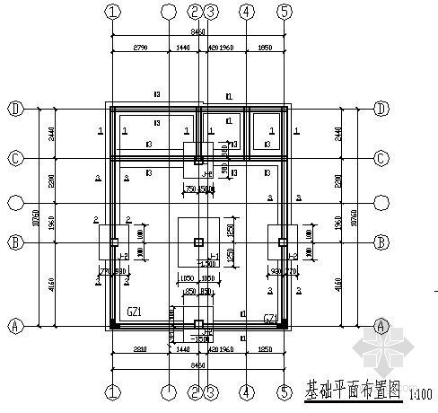 三层框架结构叠拼别墅资料下载-三层框架结构别墅结构施工图