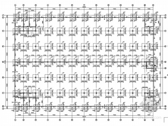 斜拉杆桁架玻璃雨棚节点图资料下载-[厂房]三层钢管桁架框架结构施工图