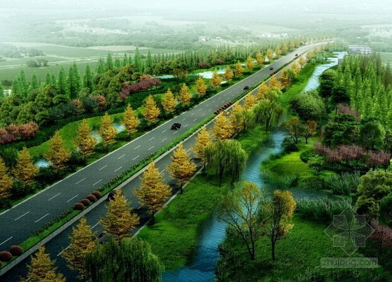 广东省市政工程工程预算书资料下载-[广东]2015年道路景观提升工程预算书(附施工图纸)