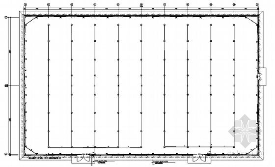 一层单跨厂房cad资料下载-某一层厂房电气施工图