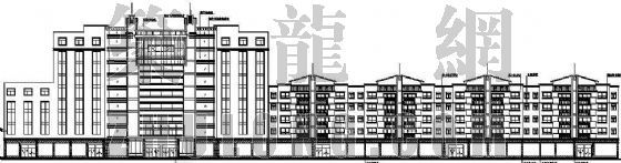 校园综合服务楼建筑设计资料下载-某住综合宅楼建筑设计方案