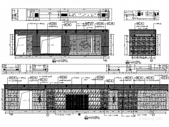 [四川]市级疗养康复中心四星级园林式度假酒店设计施工图（含效果及实景）-[四川]市级疗养康复中心四星级园林式度假酒店室内装修施工图（含效果及实景）大堂立 