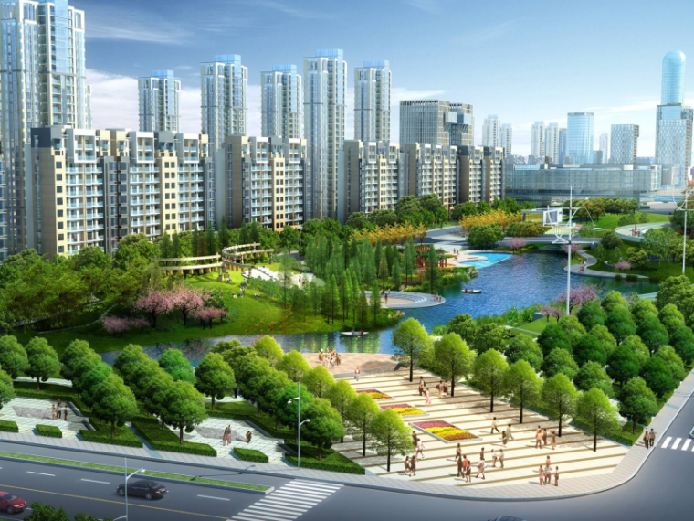 西宁城市规划方案设计资料下载-[江苏]临港新城中央公园景观方案设计文本（JPG+90页）