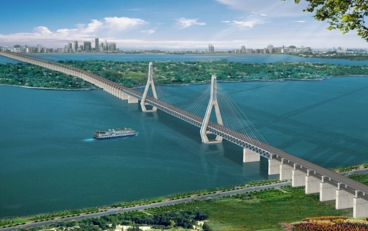 【中铁】新技术在工程创优中的应用(共57页)-天兴洲大桥正桥