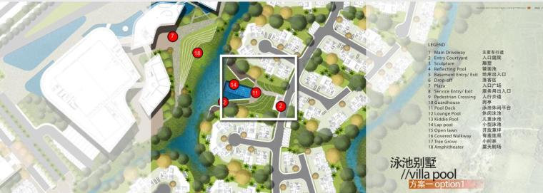 [海南]三亚椰风路项目概念景观设计文本pdf（81页）-泳池别墅