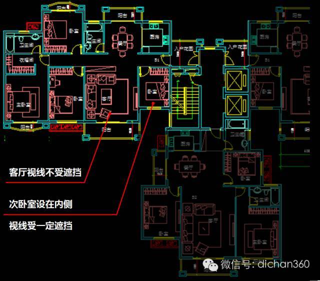 [多图]快收藏!    一梯三户是这样布局的_9