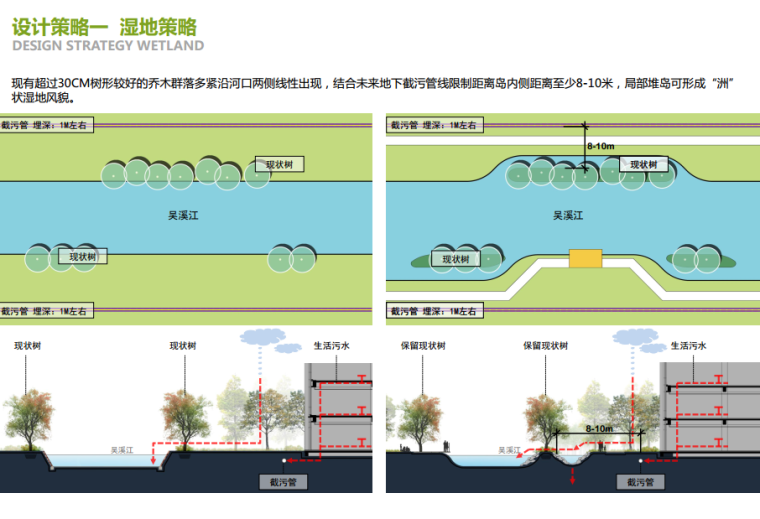 [浙江]滨水休闲慢生活绿道景观设计方案-设计策略-湿地策略