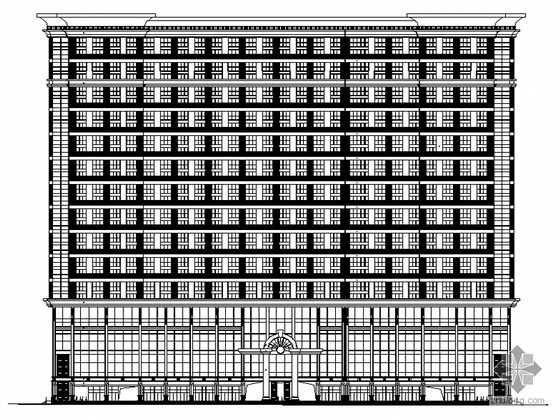 中国美术学院建筑艺术学院资料下载-[济南]某艺术学院南校区商业、公寓楼建筑施工套图