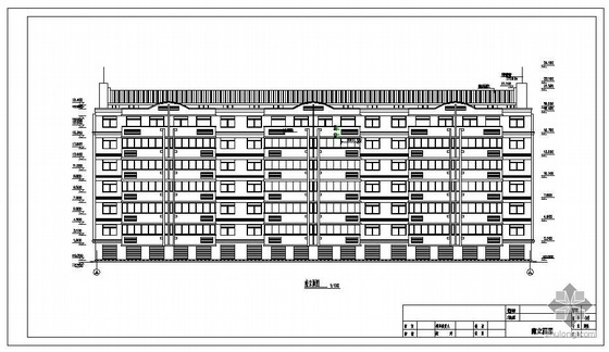 8层框架住宅楼全套图纸资料下载-某六层砖混住宅楼全套图纸