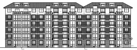 砖混板式住宅资料下载-某六层砖混结构住宅楼建筑施工图
