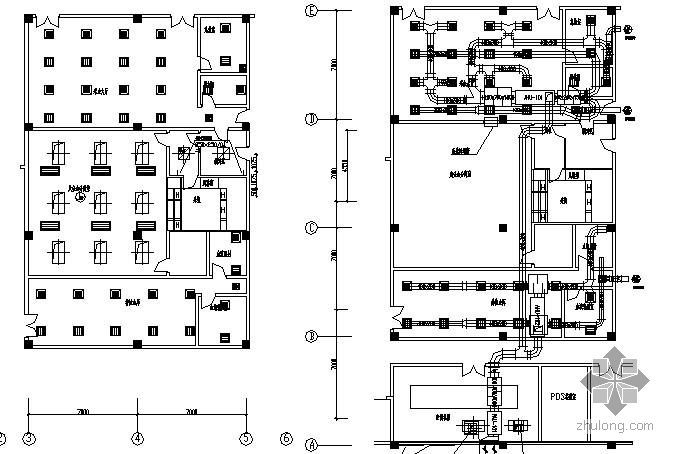 血站建筑图纸资料下载-深圳某血站净化空调图纸