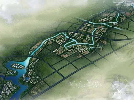 带状空间绿化设计资料下载-[浙江]城市滨水带状空间景观规划设计方案（知名设计机构）
