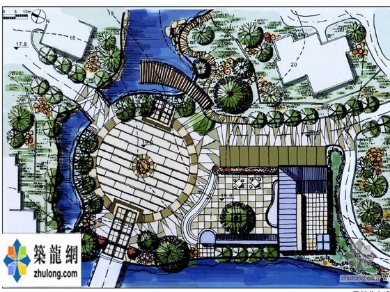 馆区景观规划设计资料下载-上海居住区景观规划