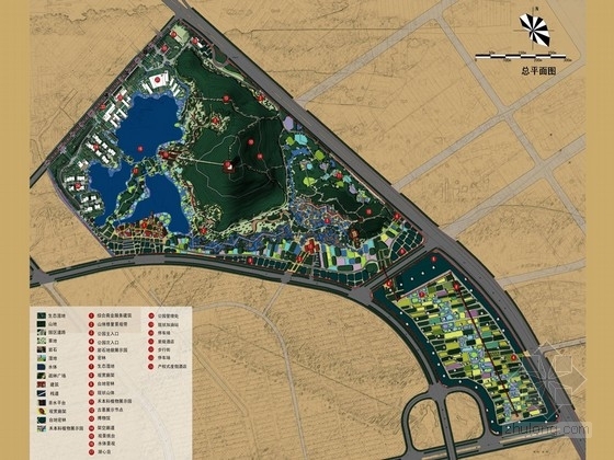 苏州现代景观大道资料下载-[苏州]现代城市开放公园景观设计方案