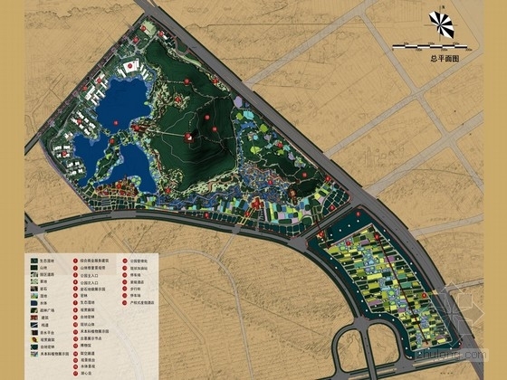 苏州真山公园环境景观设计资料下载-[苏州]现代城市开放公园景观设计方案