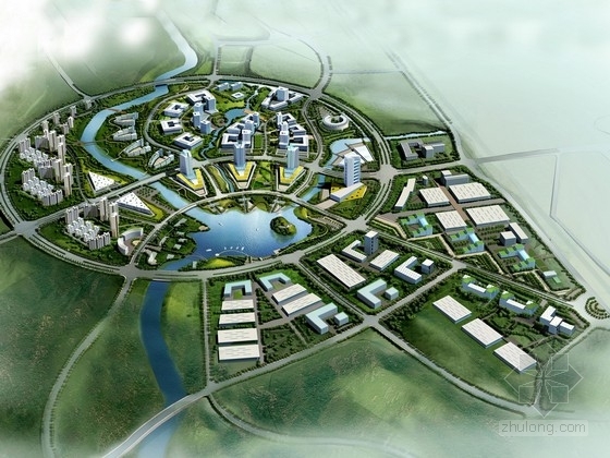 太原工业园资料下载-[太原]和谐城市工业园区景观规划设计方案