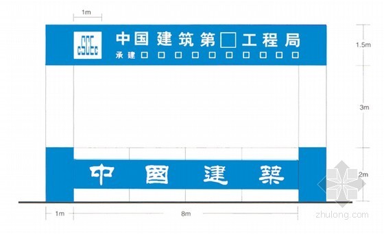 [天津]框架剪力墙地铁车站工程施工组织设计（300余页）-临时围墙和出入大门 