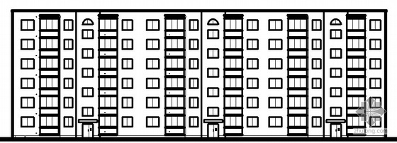 单元式多层住宅设计套图资料下载-[毕业设计]单元式多层住宅建筑方案图