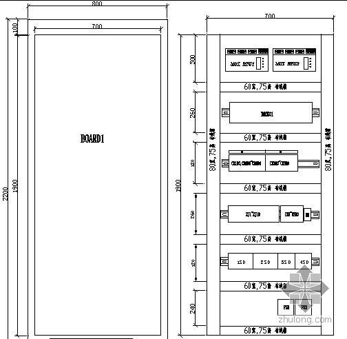 布线机柜cad资料下载-储配站RTU机柜自控系统图