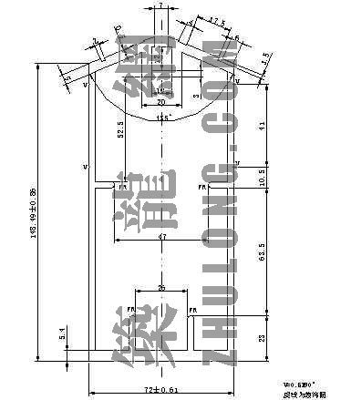 型材截面图CAD资料下载-幕墙型材断面图