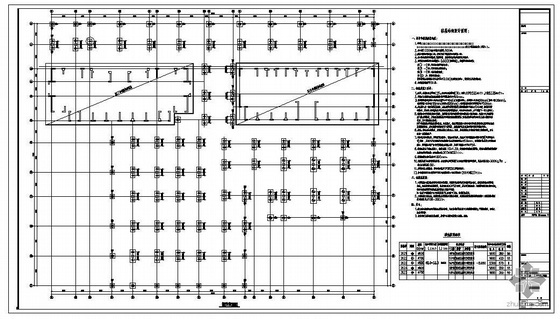 人防入口结构设计资料下载-某6级人防地下车库结构图