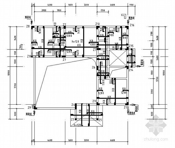 三层住宅完整建筑施工图资料下载-框架结构别墅全套施工图（三层 独立基础）