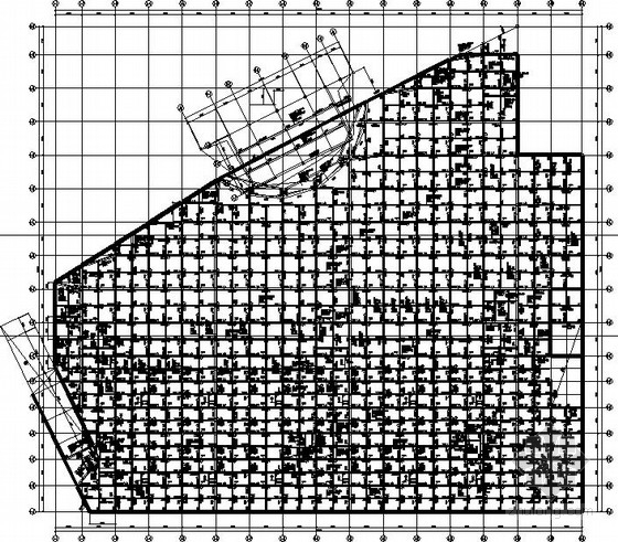 钻孔桩CAD图资料下载-博物馆地下室剪力墙结构施工图(护壁钻孔桩)