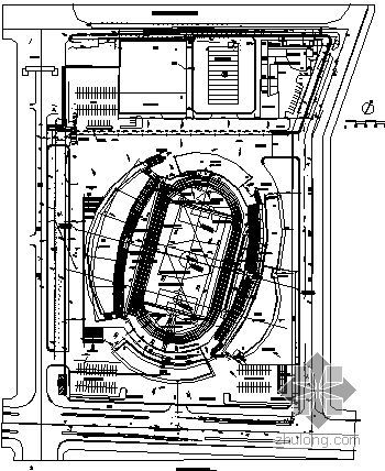 体育场栏杆施工图资料下载-某体育场综合工程建筑施工图