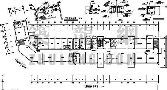 六楼办公楼设计图资料下载-山东某工商局办公楼给排水设计图