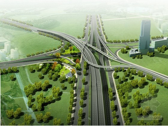 L型挡土墙设计资料下载-[河南]城市快速通道四层立交工程施工组织设计（主线、匝道，2012）