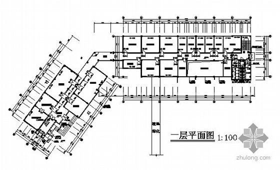 攀枝花某高校五层工业实训中心建筑施工图-3
