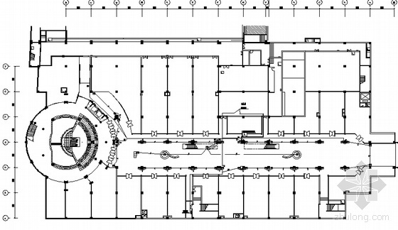 特拉维夫港口公共空间案例资料下载-商场公共空间电气图