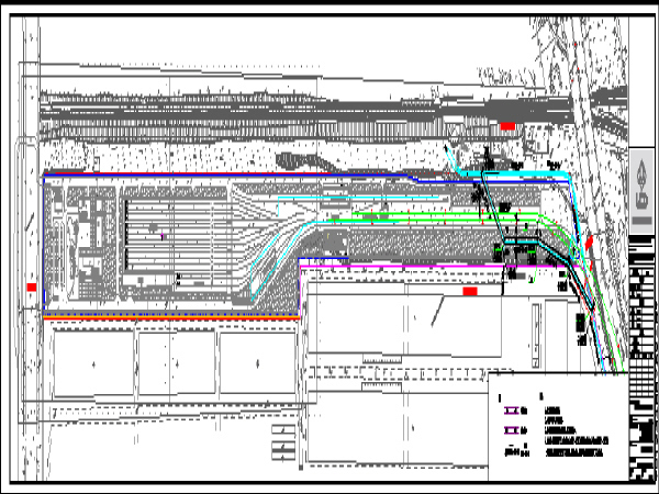 雨水箱涵工程专项施工方案资料下载-停车站雨水箱涵设置图