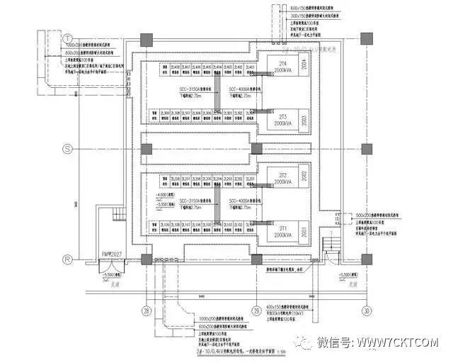 建筑电气设计|常规10kV用户变配电所详图、上进上出、下进下出。_11