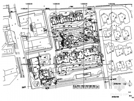 [苏州]高层住宅花园景观环境设计施工图-水体施工图