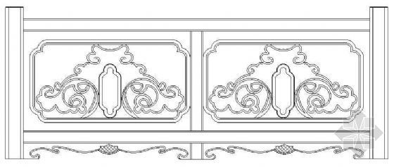 中式su栏杆资料下载-中式栏杆详图03