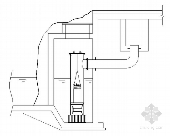 CAD给水泵大样图资料下载-水泵及风机大样图