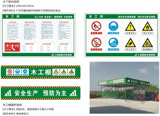 安全标准化挂图资料下载-[上海]建设集团施工现场视觉系统标准化规范手册