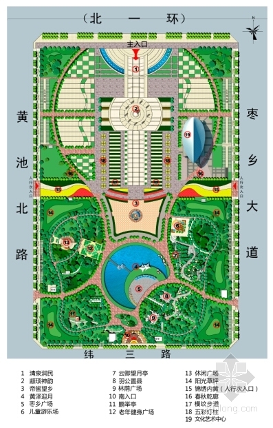 [河南]城市广场景观规划设计方案-节点分析