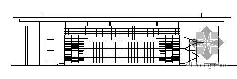 某学校规划su模型资料下载-无锡惠山某学校规划区体育馆建筑结构方案图